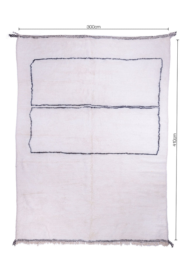 Order by Size: Moroccan Hand-Knotted Mrit Rug (salima)