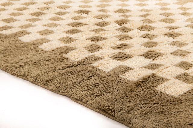 Order by Size: Moroccan Hand-Knotted Mrit Rug (Salwa)