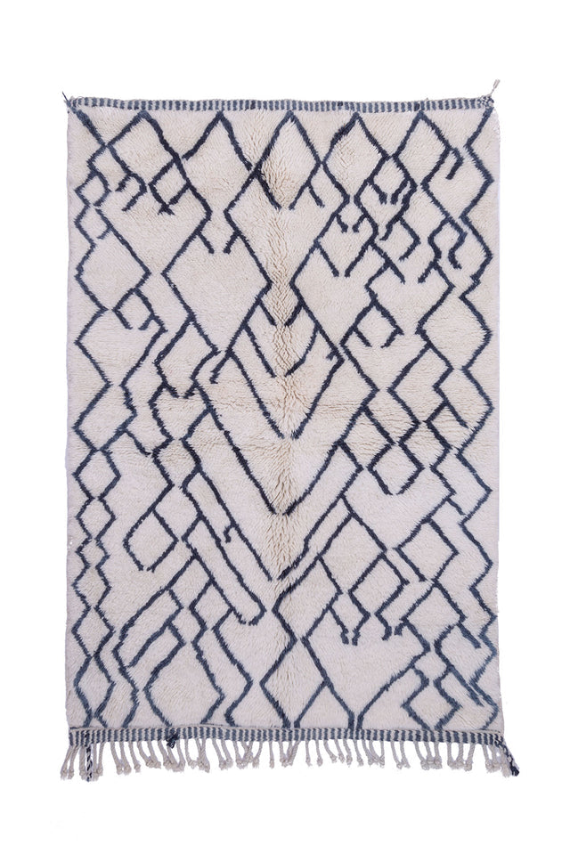 Order by Size: Moroccan Hand-Knotted Mrit Rug (Louna)
