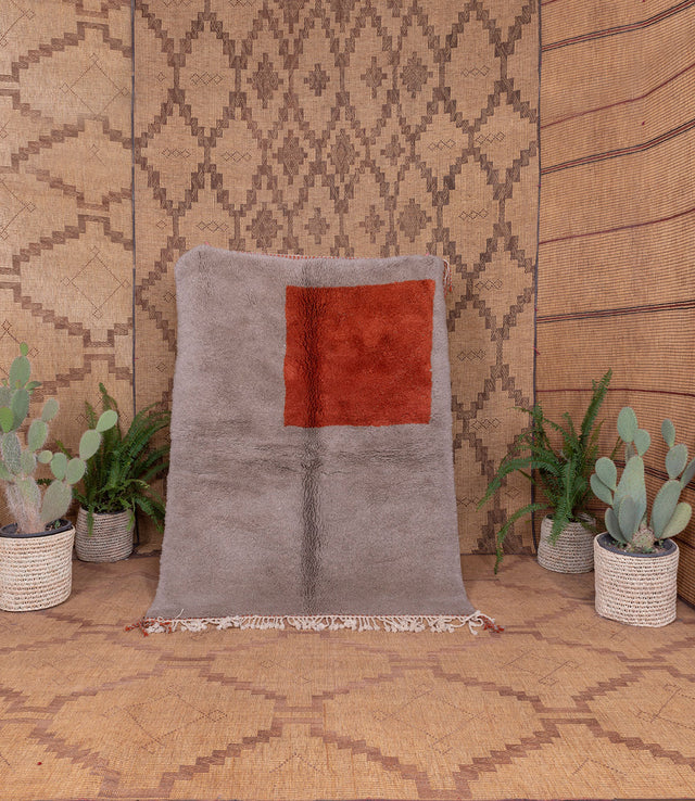 Order by Size: Moroccan Hand-Knotted Mrit Rug (Soukayna)