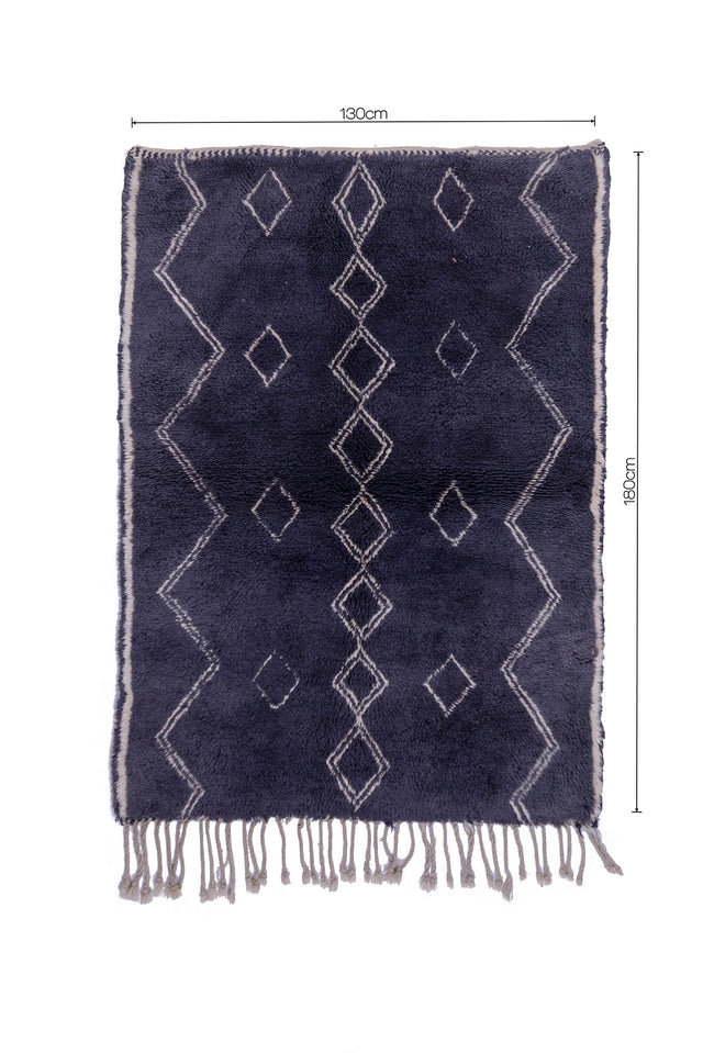 Order by Size: Moroccan Mrit Rug (Narjis)