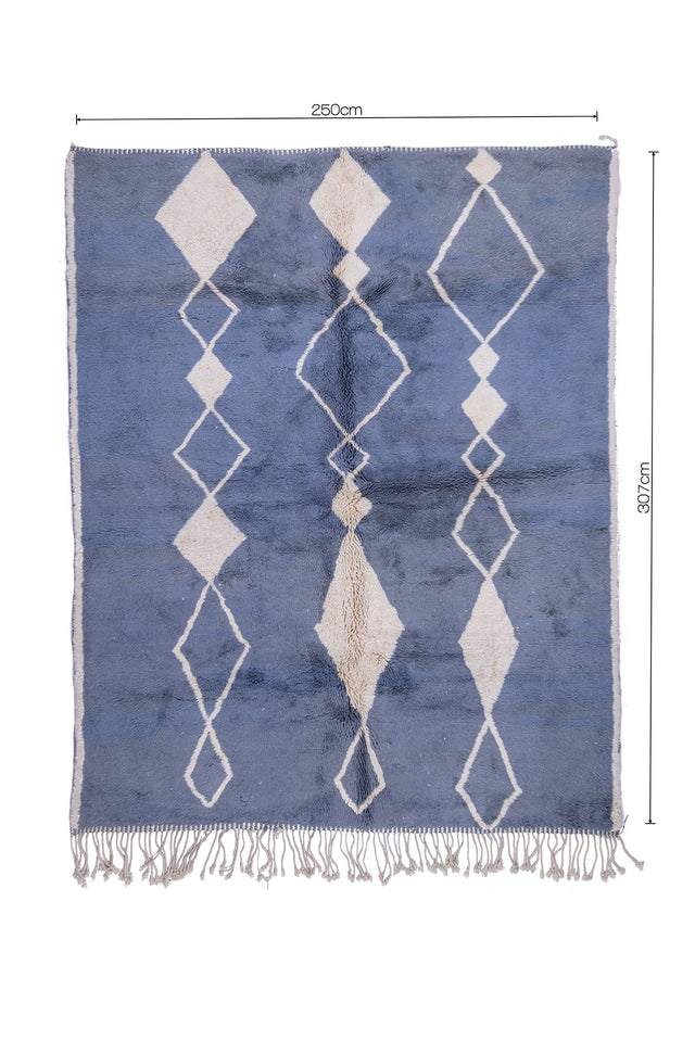 Order by Size: Moroccan Mrit Rug (Nawal)