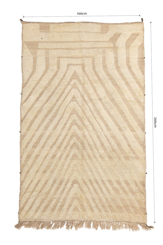 Order by Size: Moroccan Mrit Rug (Zohra)