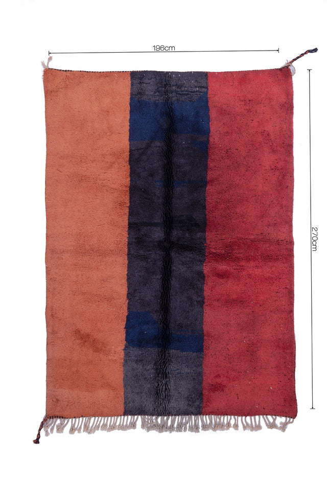 Order by Size: Moroccan Mrit Rug (Fatiha)