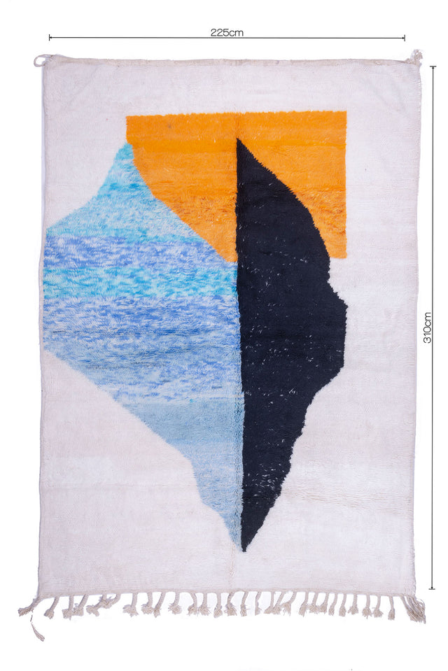 Order by Size: Moroccan Hand-Knotted Mrit Rug (Dalale)