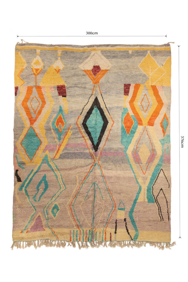 Order by Size: Moroccan Mrit Rug ( Layla)