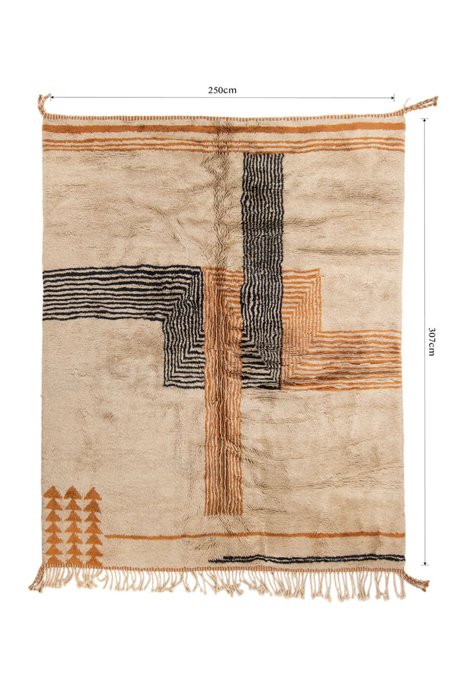 Order by Size: Moroccan Mrit Rug