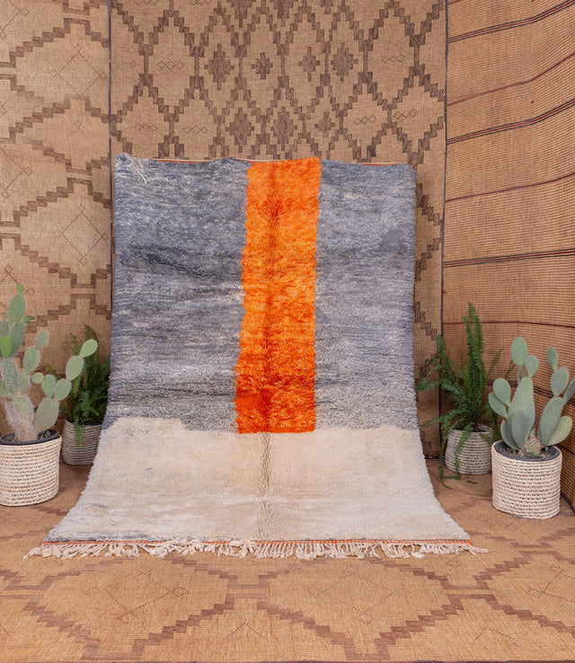 Order by Size: Moroccan Hand-Knotted Mrit Rug (Hasnae)