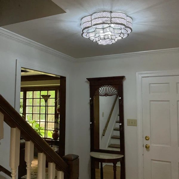 Order by Size : Moroccan Handmade Brass Ceiling Pendant Light (Ulfah)