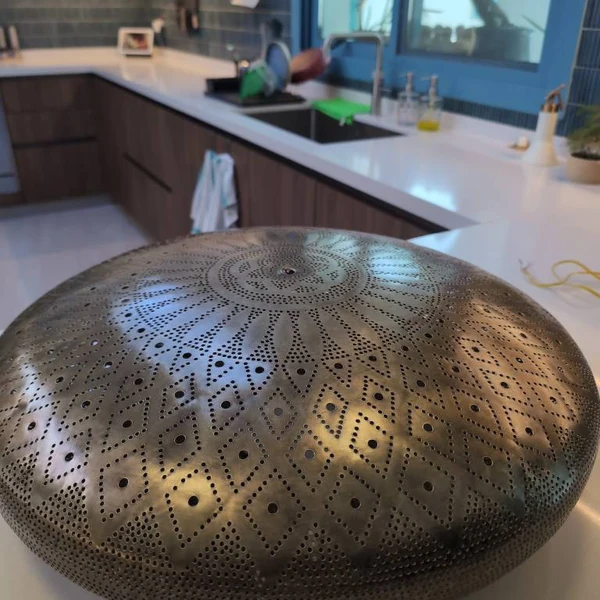 Order by Size : Moroccan Handmade Brass Ceiling Pendant Light (Sumaiya)