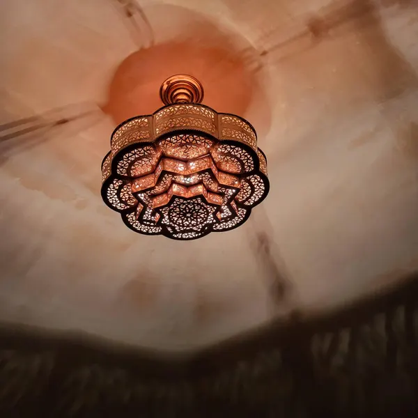 Order by Size : Moroccan Handmade Brass Ceiling Pendant Light (Ulfah)