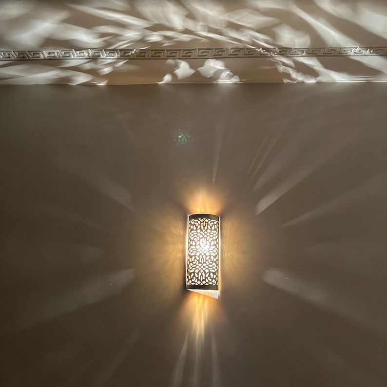 Order by Size : Moroccan handmade sconce brass wall light ( Noora )