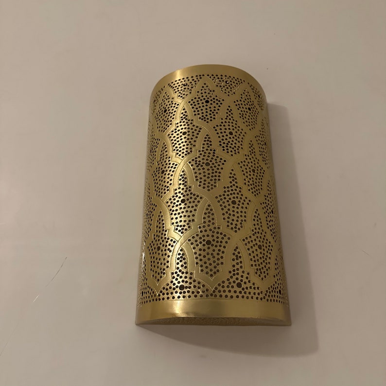 Order by Size : Moroccan handmade sconce brass wall light ( Ayat )