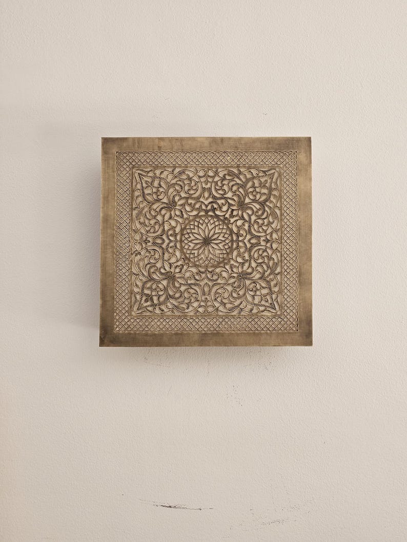 Order by Size : Moroccan handmade brass wall light lamp (dakhla)