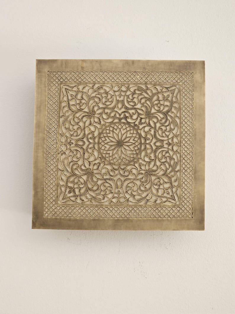 Order by Size : Moroccan handmade brass wall light lamp (dakhla)