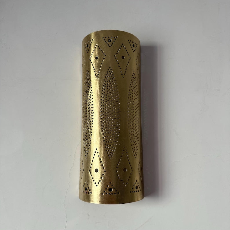 Order by Size : Moroccan handmade sconce brass wall light ( Iqra )