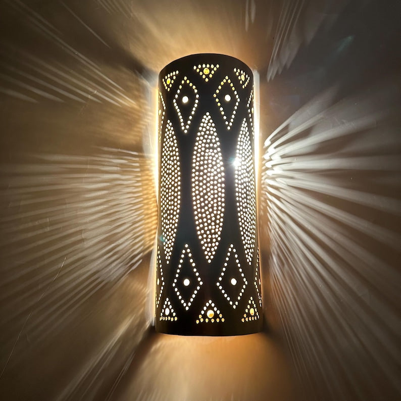 Order by Size : Moroccan handmade sconce brass wall light ( Iqra )