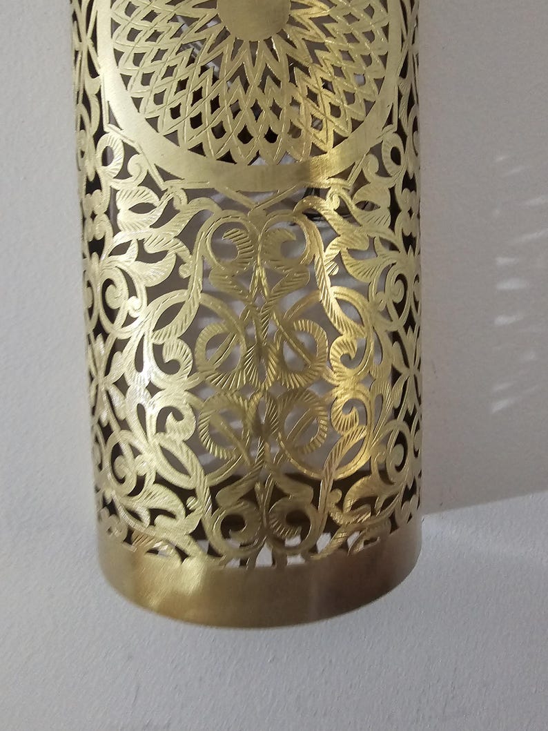 Moroccan handmade sconce brass wall light (aghroud)