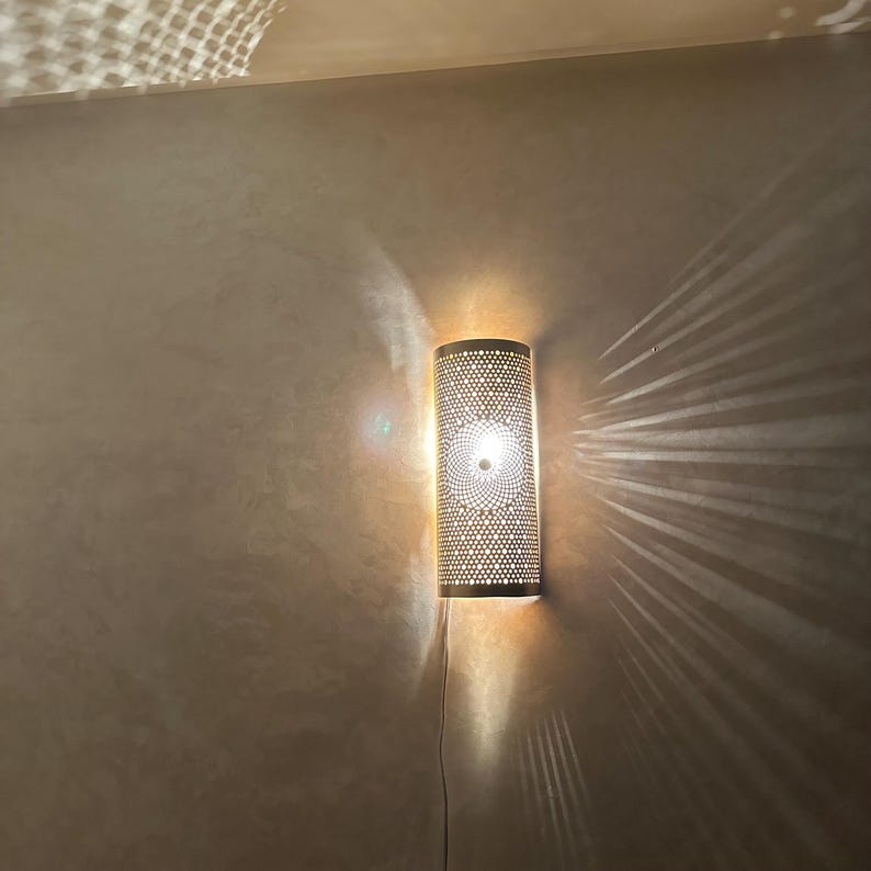 Order by Size : Moroccan handmade sconce brass wall light (Nayla )