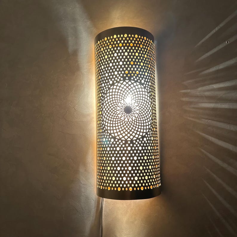 Order by Size : Moroccan handmade sconce brass wall light (Nayla )