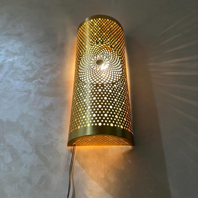 Order by Size : Moroccan handmade sconce brass wall light (Nayla )