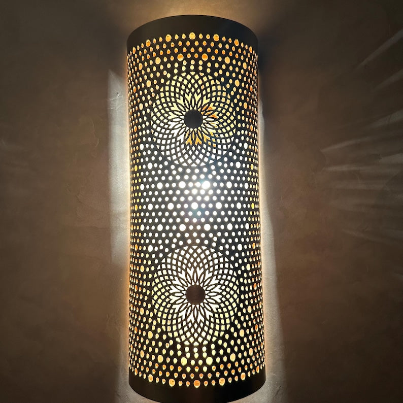 Order by Size : Moroccan handmade sconce brass wall light ( Talia )