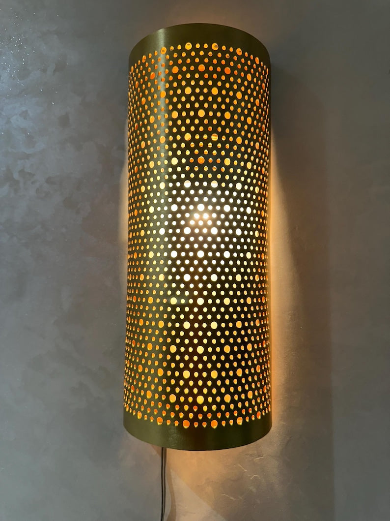 Order by Size : Moroccan handmade sconce brass wall light ( Lamees )