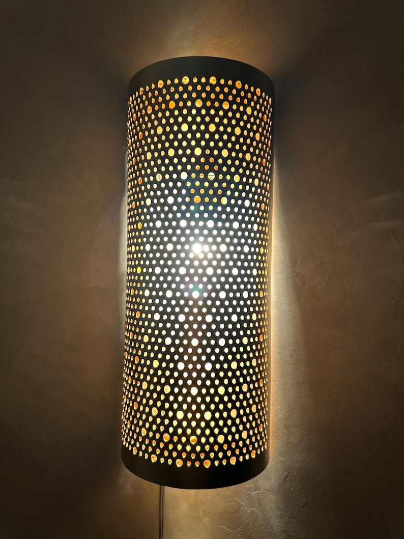 Order by Size : Moroccan handmade sconce brass wall light ( Lamees )