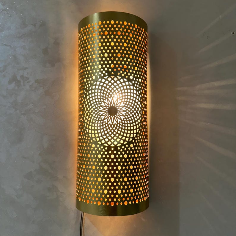 Order by Size : Moroccan handmade sconce brass wall light (Nayla )