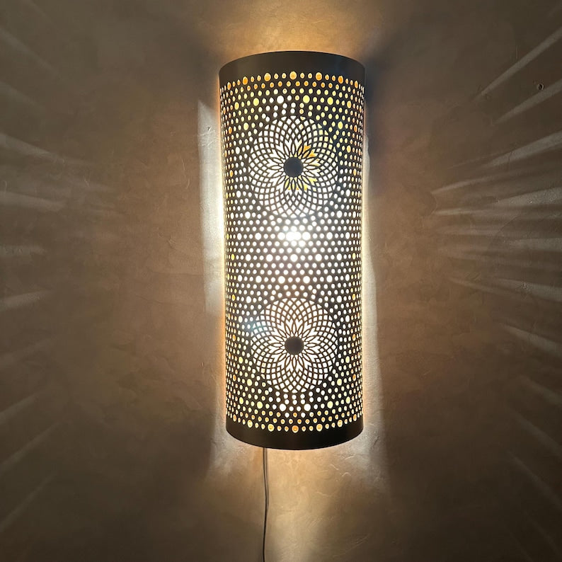 Order by Size : Moroccan handmade sconce brass wall light ( Talia )
