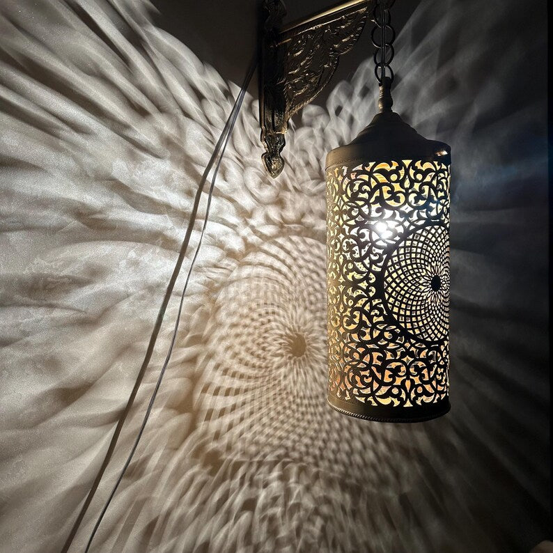Order by Size : Moroccan handmade sconce brass wall light ( Hana )
