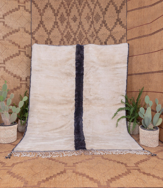 Order by Size: Moroccan Hand-Knotted Mrit Rug (Seline)