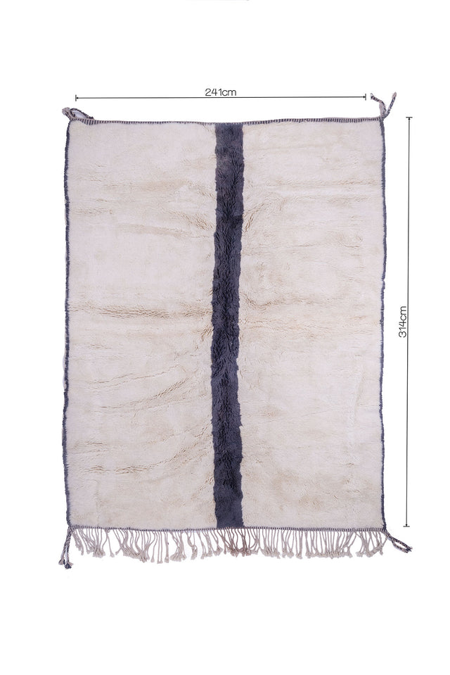 Order by Size: Moroccan Hand-Knotted Mrit Rug (Seline)