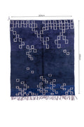 Order by Size: Moroccan Hand-Knotted Mrit Rug (Farah)