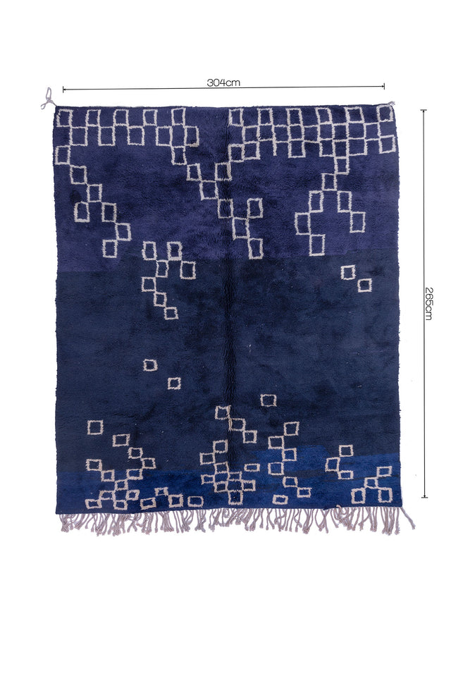 Order by Size: Moroccan Hand-Knotted Mrit Rug (Farah)