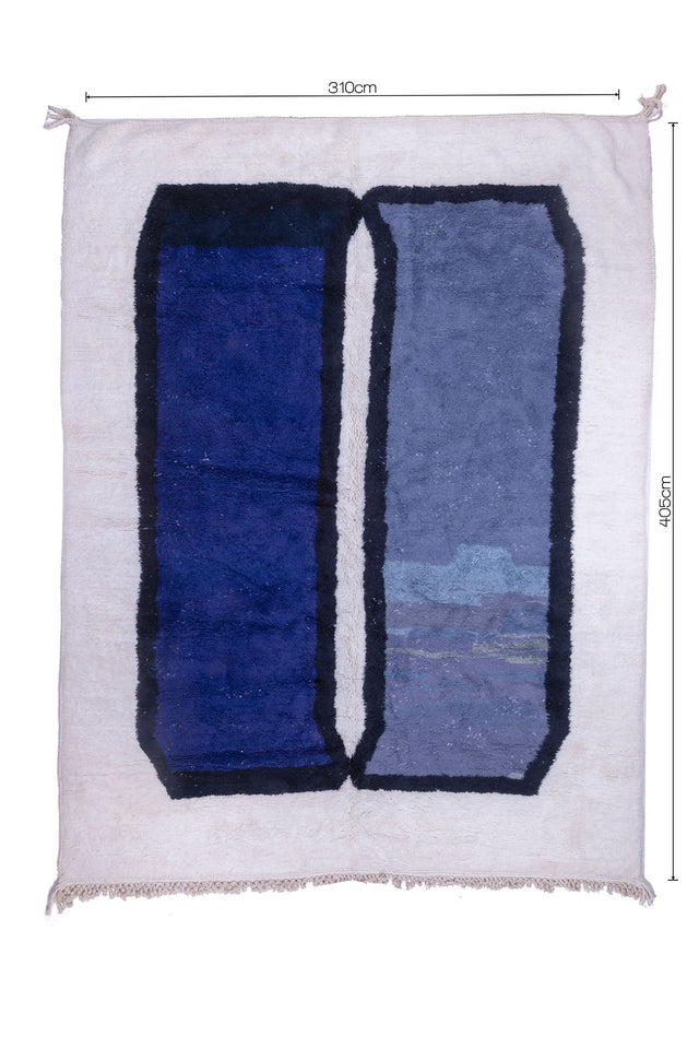 Order by Size: Moroccan Mrit Rug (Salma)