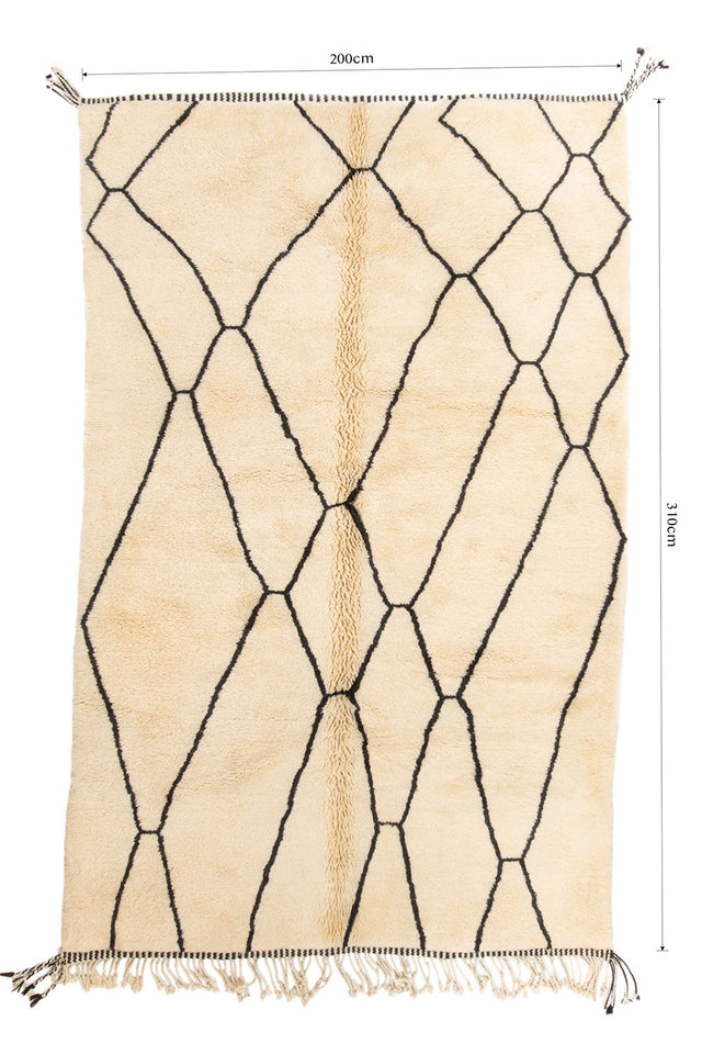 Order by Size: Moroccan Mrit Rug (Asmae)