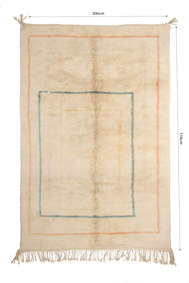 Order by Size: Moroccan Mrit Rug (Maria)