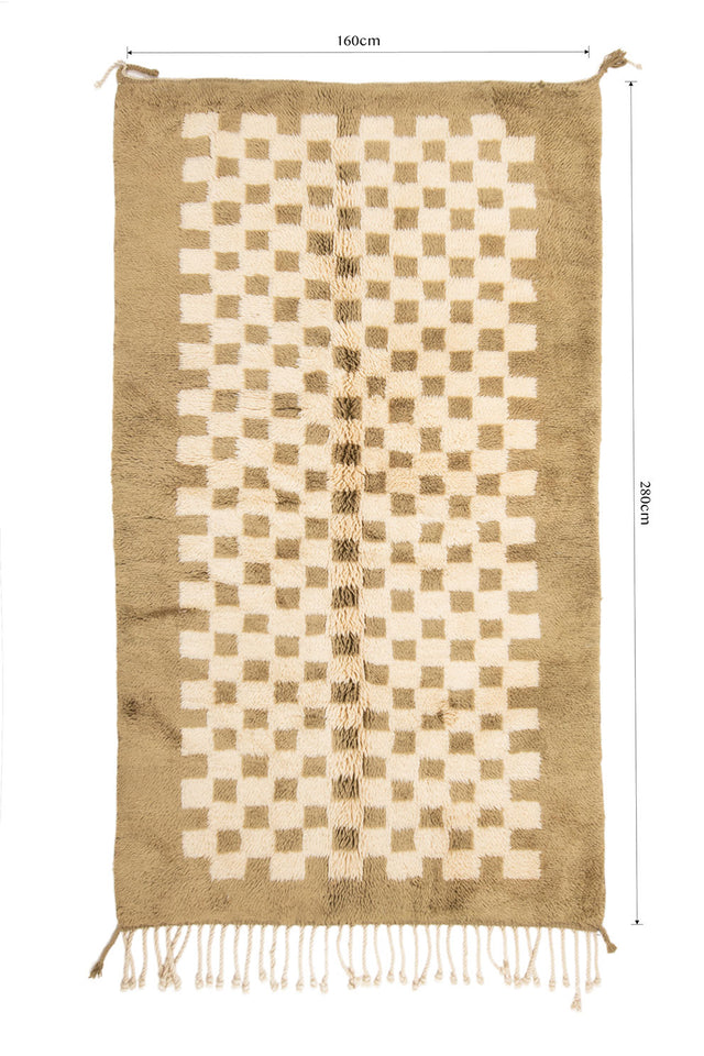 Order by Size: Moroccan Hand-Knotted Mrit Rug (Salwa)