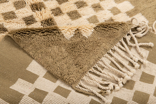 Order by Size: Moroccan Hand-Knotted Mrit Rug (Salwa)