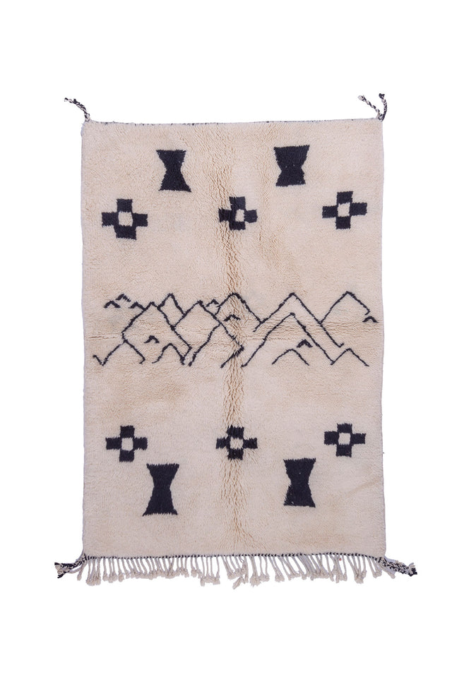 Order by Size: Moroccan Hand-Knotted Mrit Rug (Samira)