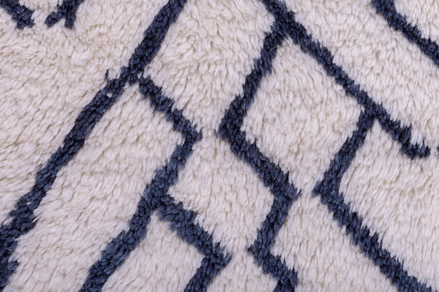 Order by Size: Moroccan Hand-Knotted Mrit Rug (Louna)