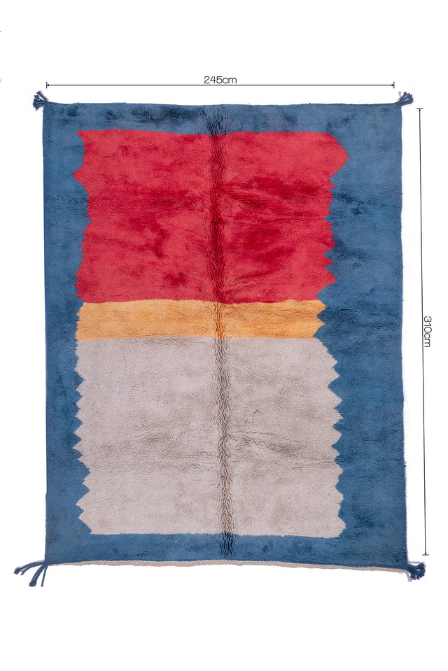 Order by Size: Moroccan Mrit Rug (Nermine)