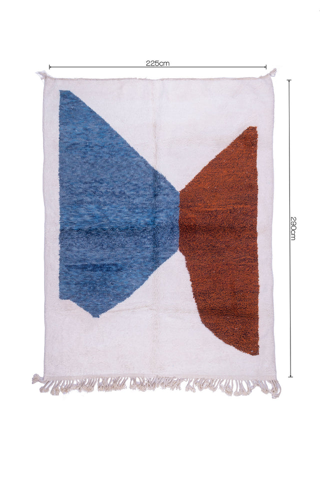 Order by Size: Moroccan Mrit Rug (Samira)