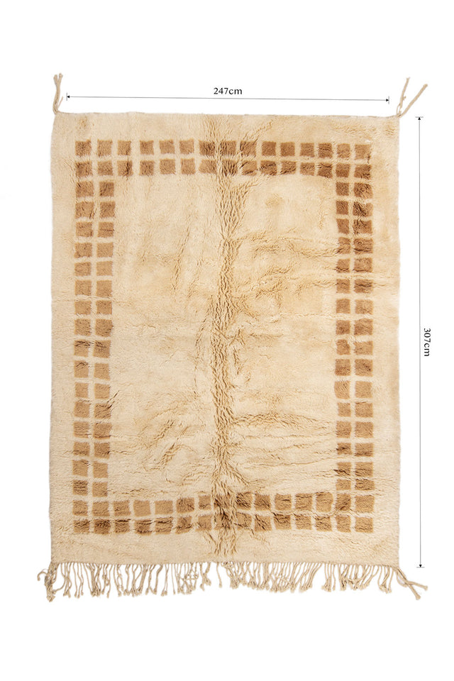 Order by Size: Moroccan Mrit Rug (Mina)