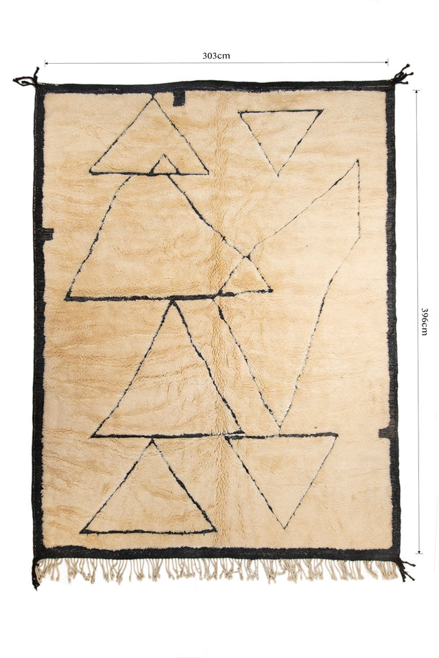 Order by Size: Moroccan Mrit Rug (Maryam)