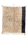 Order by Size: Moroccan Mrit Rug (Tayri)