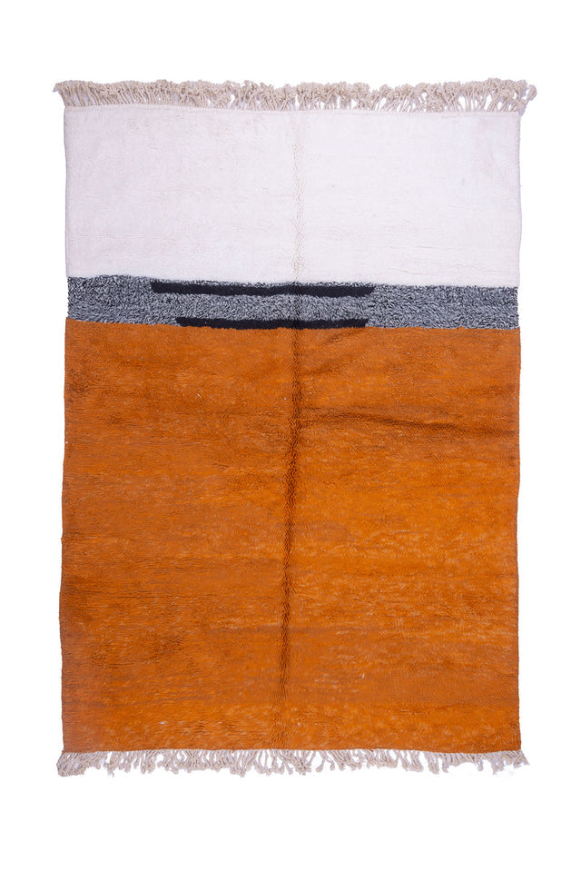 Order by Size: Moroccan Hand-Knotted Mrit Rug (Majda)