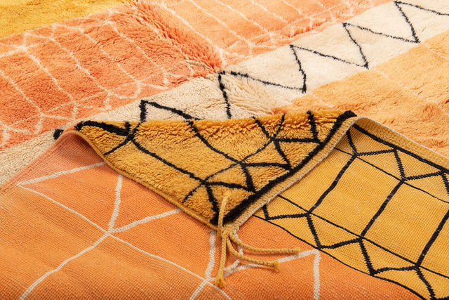 Order by Size: Moroccan Hand-Knotted Mrit Rug (Mounia)