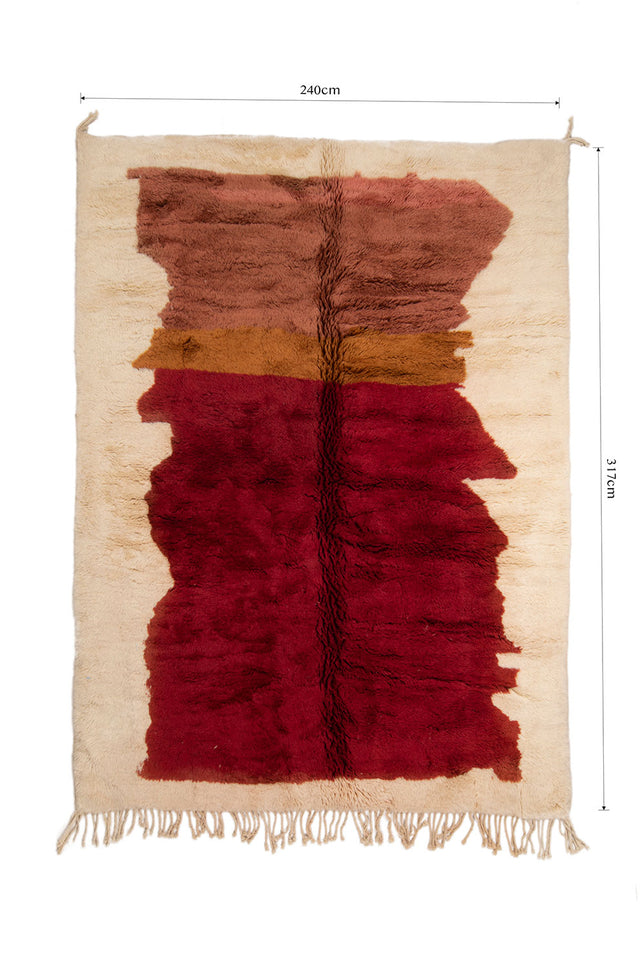 Order by Size: Moroccan Mrit Rug (Saida)